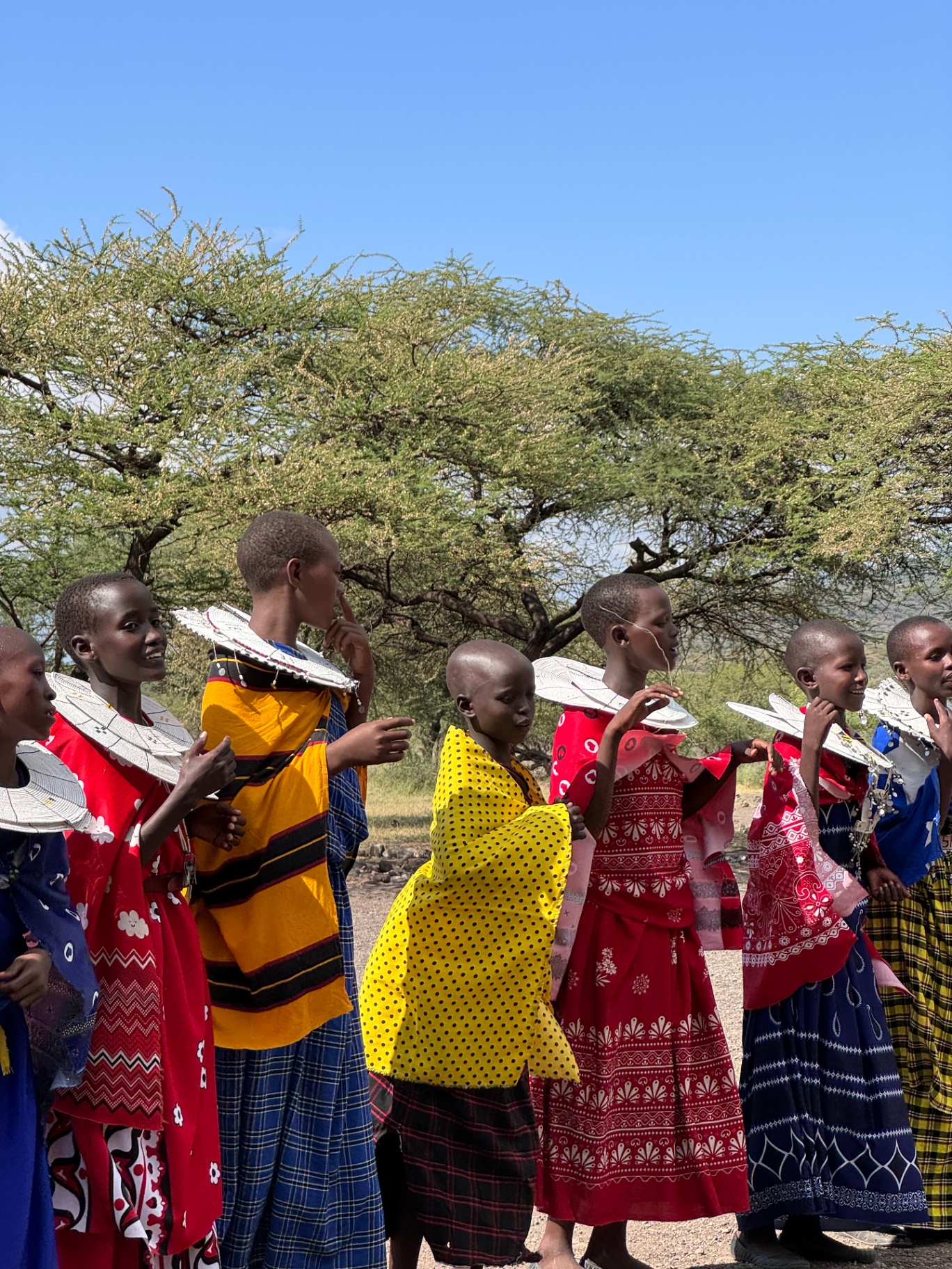 Maasai children in Tanzania